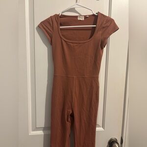 Aritzia Rust Jumpsuit